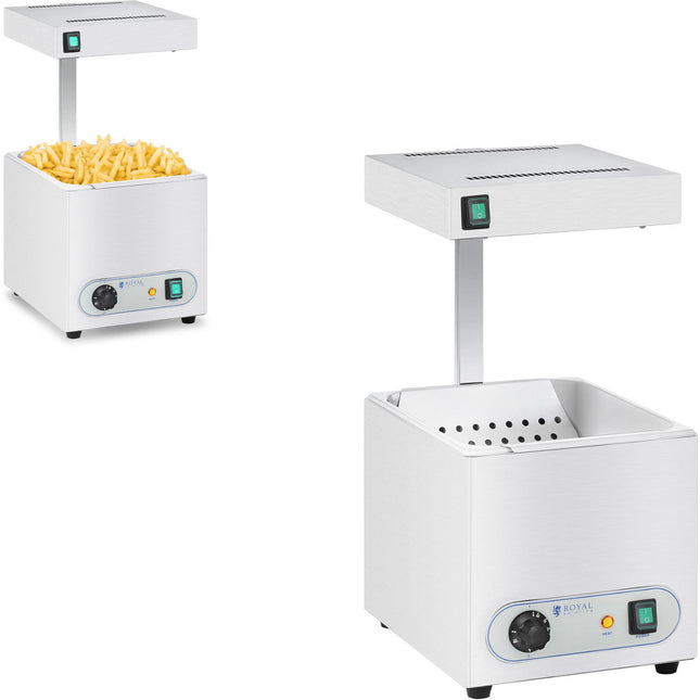Heater for fries with heat radiant 850W Royal Catering RCWG-1500