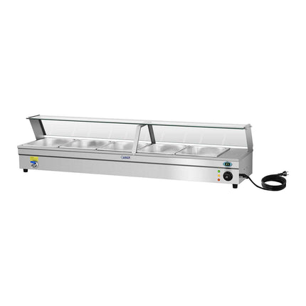 Royal Catering Bemar water heater with tap and glass cover 2200W 30L + 5x container GN1/2 – image 2