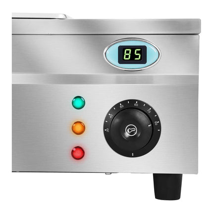 Royal Catering Bemar water heater with tap and glass cover 2200W 30L + 5x container GN1/2 – image 4
