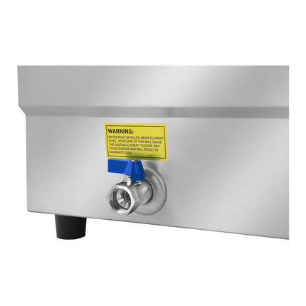 Royal Catering Bemar water heater with tap and glass cover 2200W 30L + 5x container GN1/2 – image 5