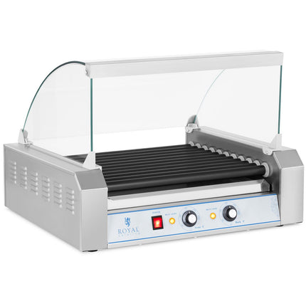 Roller grill with Roller Window BBQ with 11T Teflon Roller Roller