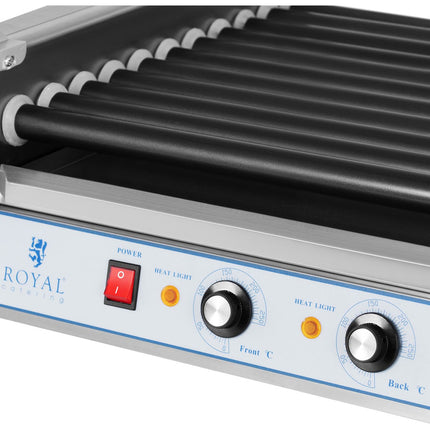 Roller grill with Roller Window BBQ with 11T Teflon Roller Roller