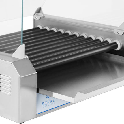 Roller grill with Roller Window BBQ with 11T Teflon Roller Roller