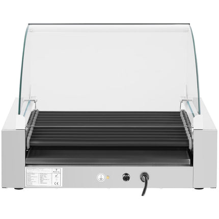 Roller grill with Roller Window BBQ with 11T Teflon Roller Roller