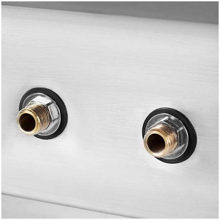 Kitchen sink for hands of stainless steel width 43.5cm