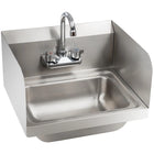Kitchen sink for hands of stainless steel width 43.5cm