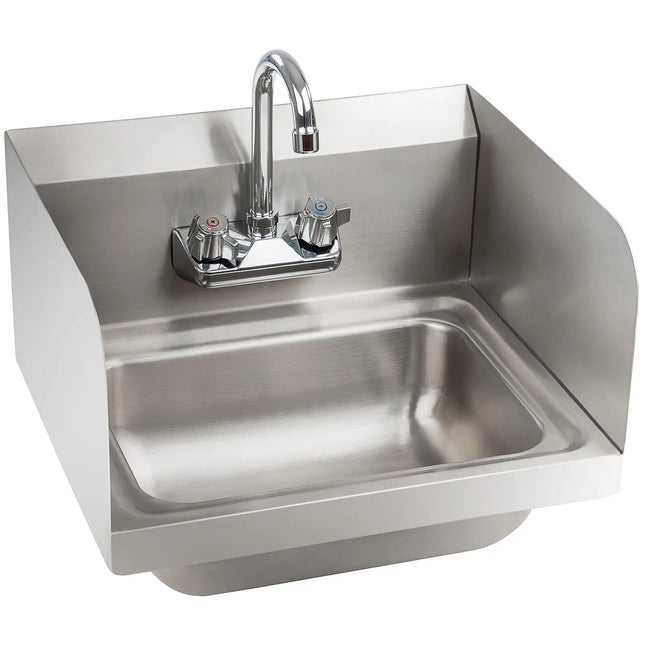 Kitchen sink for hands of stainless steel width 43.5cm