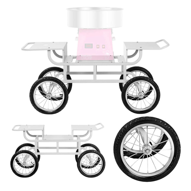Wheeled platform trolley for cotton cotton candy catering RCHT-01W