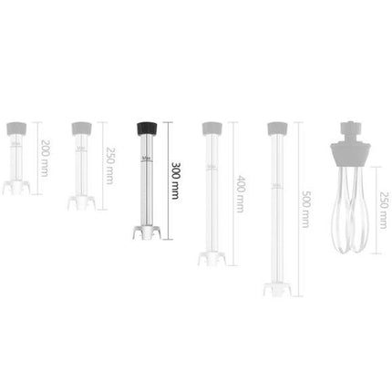 Shoulder mixing cap for blender mixer manual drive Royal Catering RCMA-300 300mm