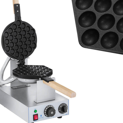 Waffle toaster waffle bubble waffle 1415W Royal Catering RCWM-1400-B