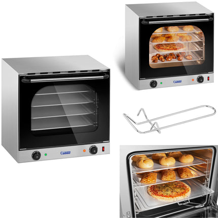 Royal Catering Convection oven 4-level 2400 W + 4 x Tack