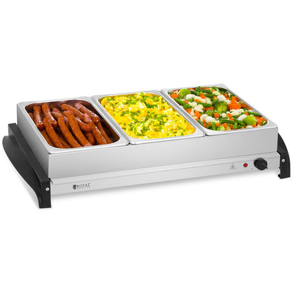 Heater for 3 electric containers 400W Royal Catering