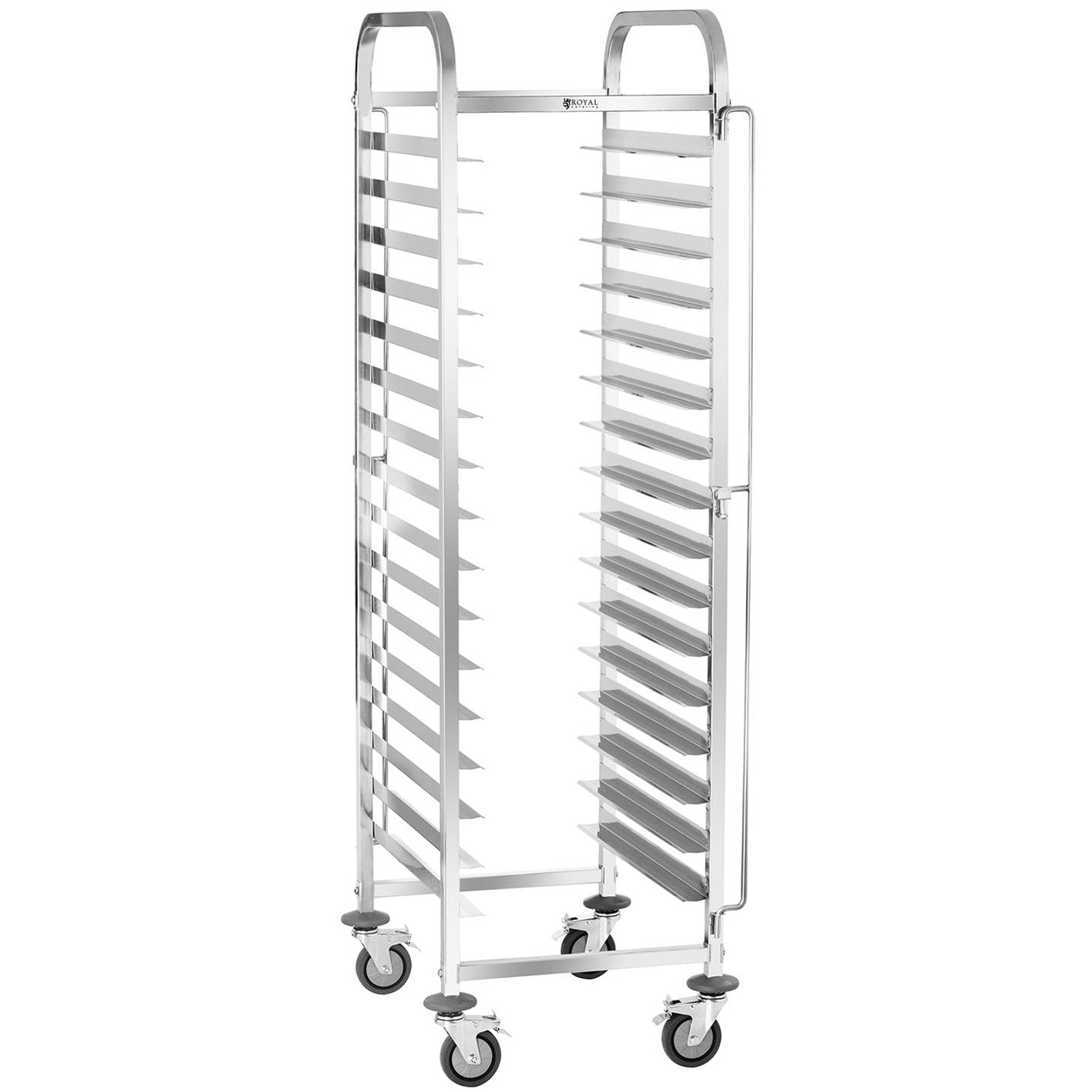 Royal Catering Catering waiter trolley for transporting 16 tray containers 60 x 40 cm Royal Catering RCTW-16TB.1 – image 5