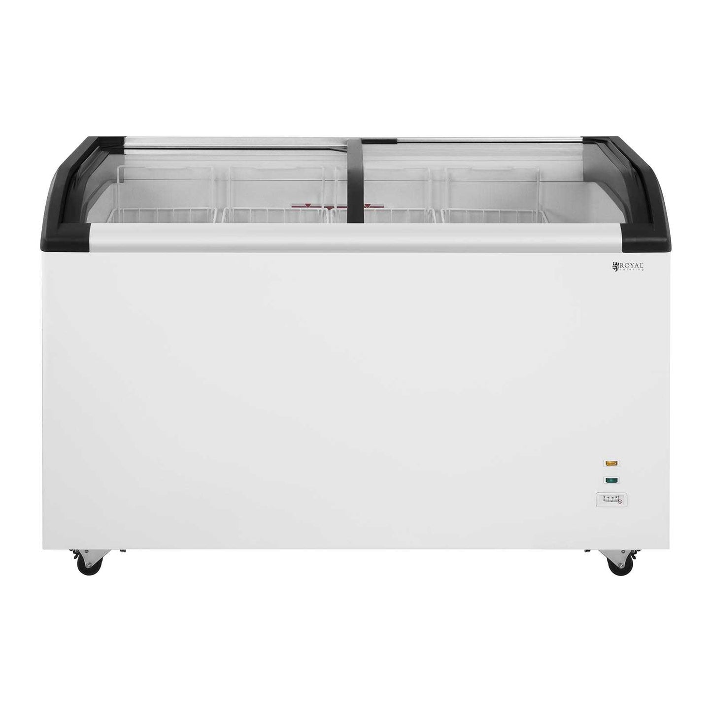 Royal Catering Commercial chest freezer with lock and glass top up to -25deg C 355L – image 3