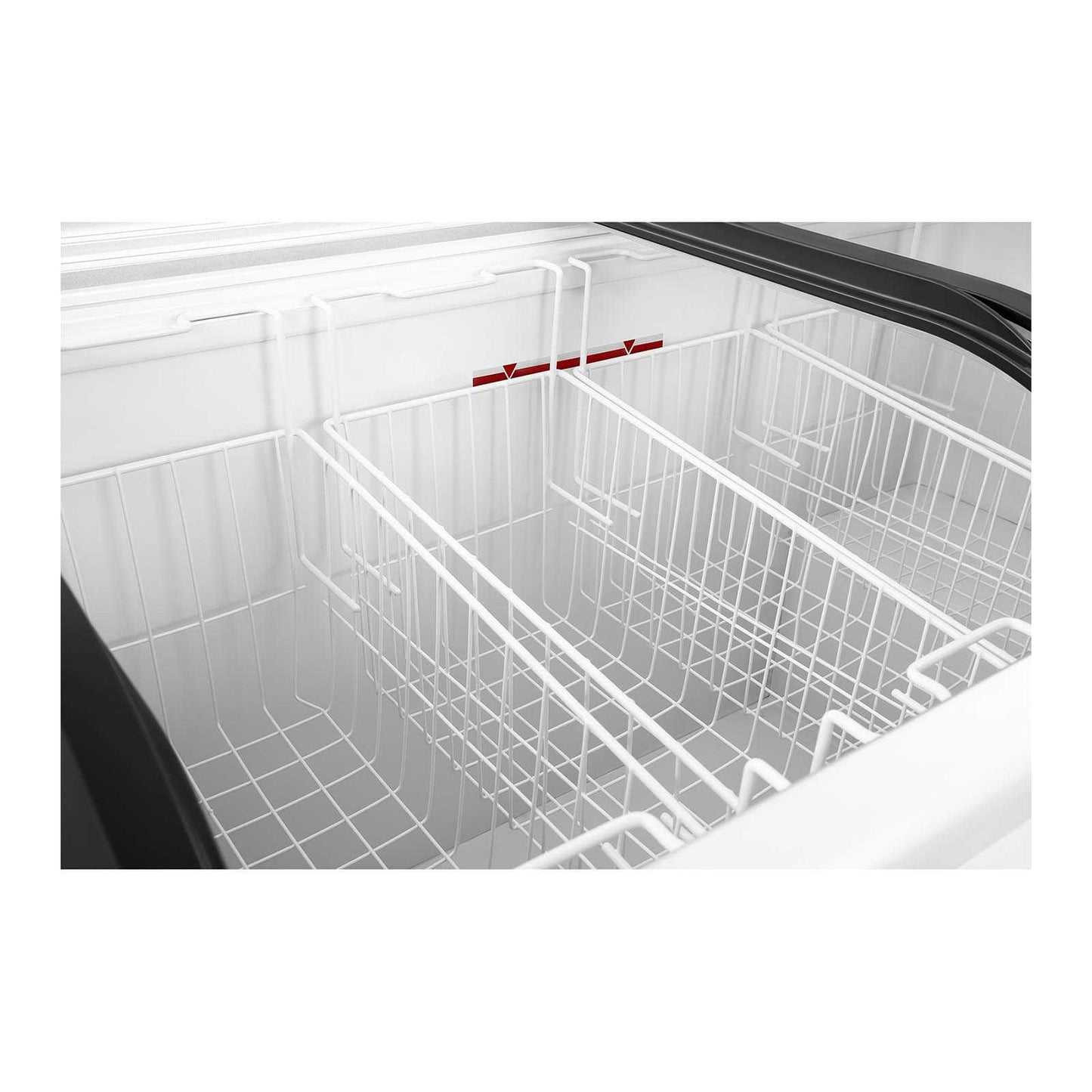 Royal Catering Commercial chest freezer with lock and glass top up to -25deg C 355L – image 4