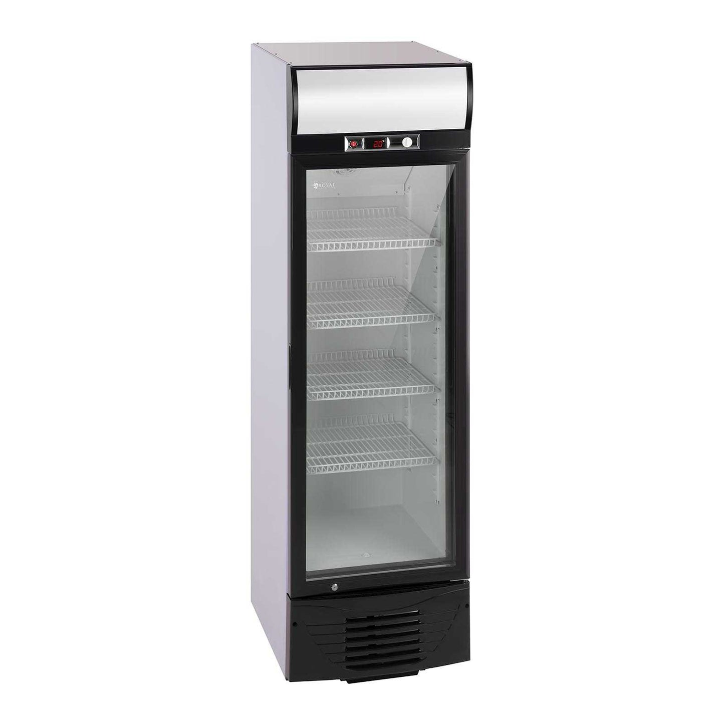 Royal Catering Refrigerator, refrigerator, glass cabinet for drinks, 2-8 degrees C 278L – image 2
