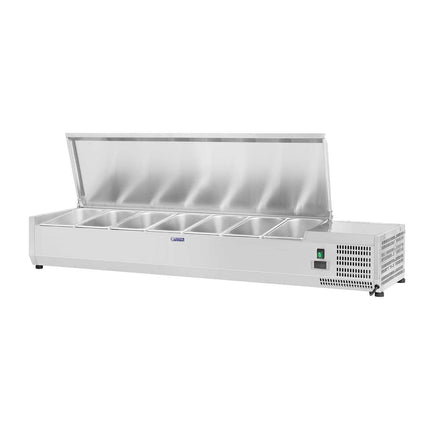 Royal Catering Refrigeration control with steel lid 7x GN1/4 150cm – image 2
