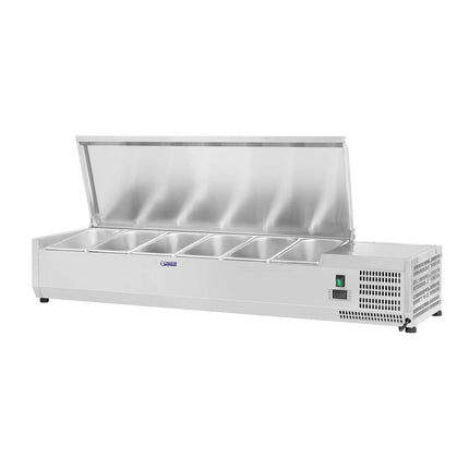 Royal Catering Refrigeration top with steel cover 6x GN1/4 140cm – image 2