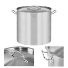 Royal Catering Culinary pot with stainless steel lid for induction cooker 71 L
