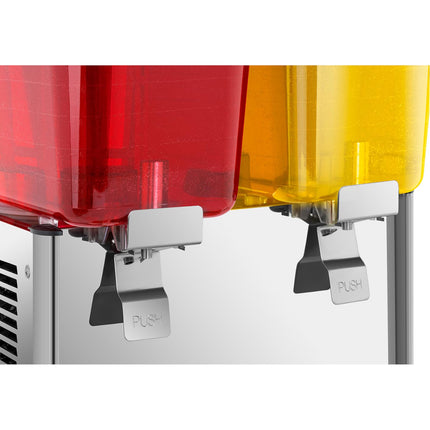 Royal Catering Dispenser cooler for double juice drinks 2x 18L – image 2