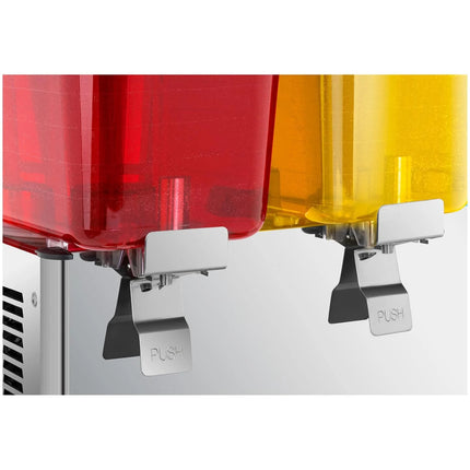 Royal Catering Dispenser cooler for triple juice drinks 3x 18L – image 2