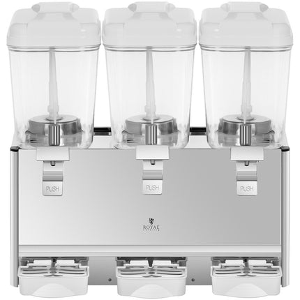 Royal Catering Dispenser cooler for triple juice drinks 3x 18L – image 4