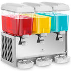 Royal Catering Dispenser cooler for triple juice drinks 3x 18L