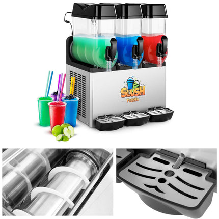 Royal Catering Granitor dispenser slush granity triple 3x 12L drink device