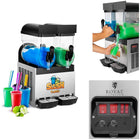 Royal Catering Granitor dispenser slush drink machine double granny 2x 15L