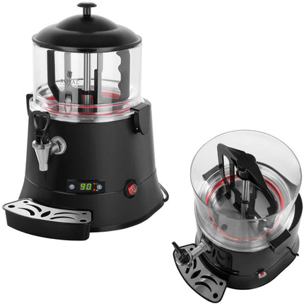 Royal Catering Chocolate dispenser warmer for hot chocolate 30-90deg C 5L
