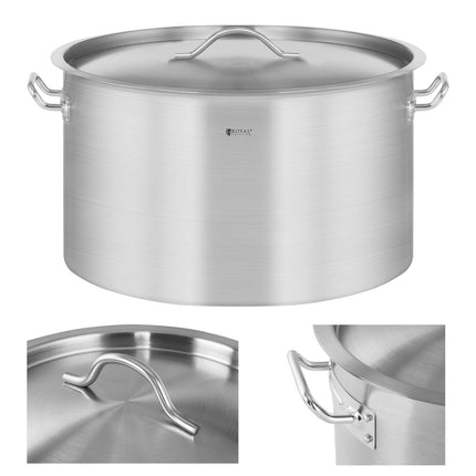 Royal Catering Cup with stainless steel lid for induction cooker 32 L – image 13
