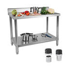 Royal Catering Table cooking table with stainless steel Randid 120x60cm