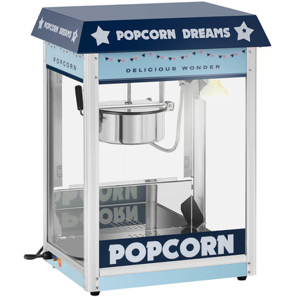 Royal Catering Machine automatic machine popcorn retro TEFLON 1600 W 5-6 kg/h - blue – image 10