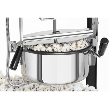 Royal Catering Machine automatic fired popcorn retro TEFLON 1600 W 5-6 kg/h - black and gold – image 5