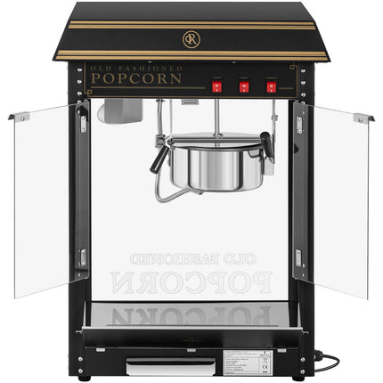 Royal Catering Machine automatic fired popcorn retro TEFLON 1600 W 5-6 kg/h - black and gold – image 6