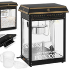 Royal Catering Machine automatic fired popcorn retro TEFLON 1600 W 5-6 kg/h - black and gold