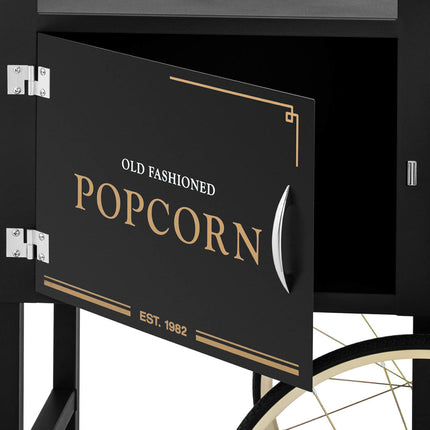 Royal Catering Base cart for popcorn machine with retro cabinet 51 x 37 cm - black and gold – image 3