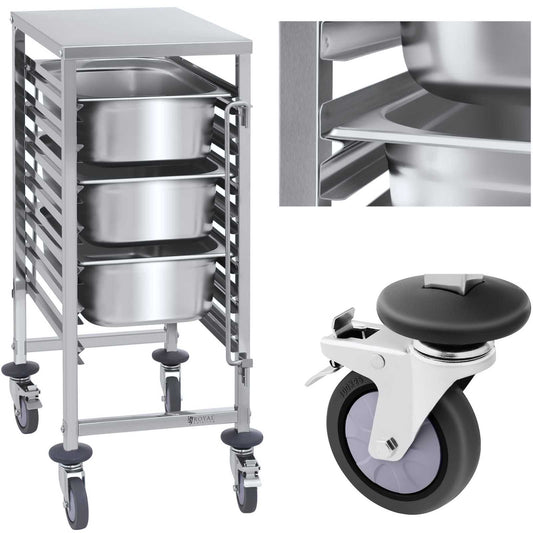 Royal Catering Transport catering trolley for containers up to 50kg