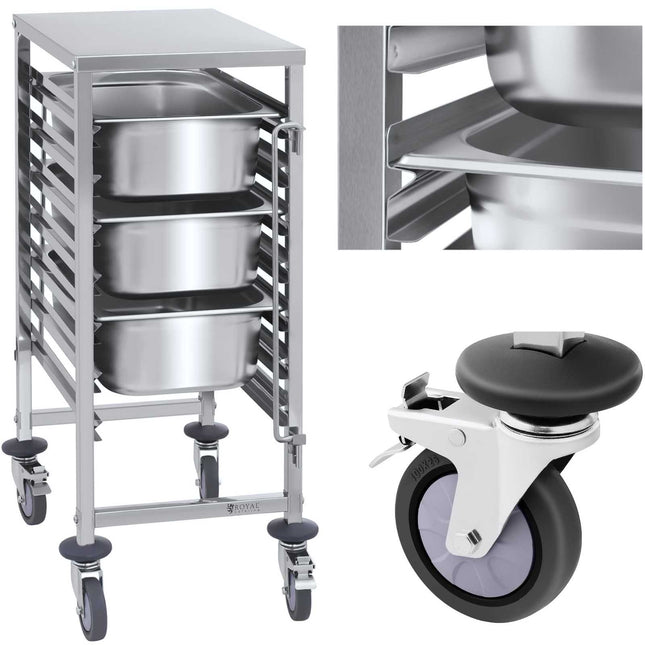 Royal Catering Transport catering trolley for containers up to 50kg