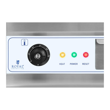 Royal Catering Barbecue electric plate smooth 300deg C 60 cm 2 x 3200W – image 5
