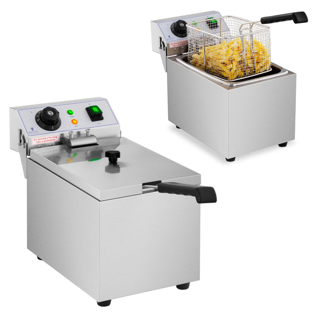 Royal Catering Electric gastronomy hot fryer 230 V 3200W 8 L