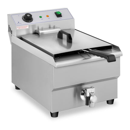 Royal Catering Electric gastronomy set fryer with tap 230 V 3500W 16 L – image 3