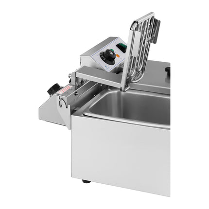 Royal Catering Electric double gastronomy fryer 230 V 2 x 3200W 2 x 8 L – image 6