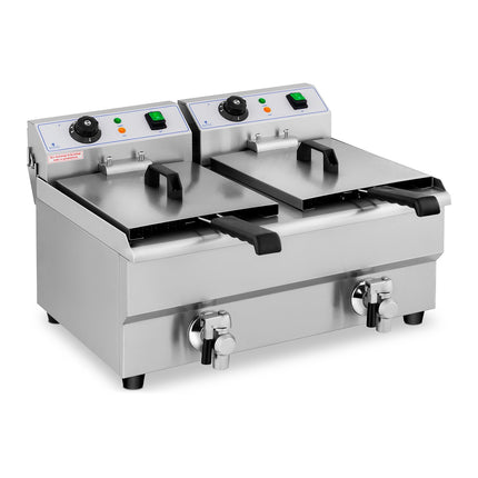 Royal Catering Electric double-gastronomy fryer with 230 V 2 x 3000W 2 x 10 L – image 3