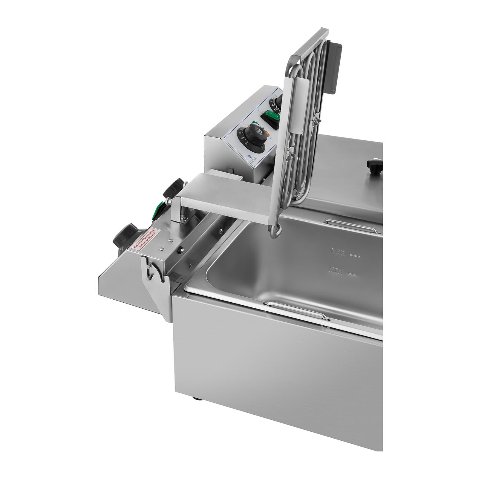 Royal Catering Electric catering fryer TIMER 230 V 2 x 3200W 2 x 10 L – image 5