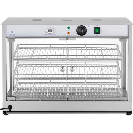 Royal Catering Heated display cabinet for food presentation, 3 shelves, 25-85C, 1200W – image 3