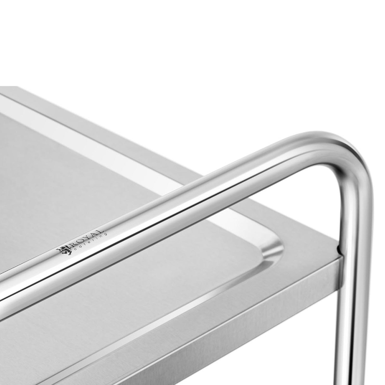 Royal Catering HoReCa waiter's trolley, stainless steel, 3 shelves, up to 150 kg – image 4