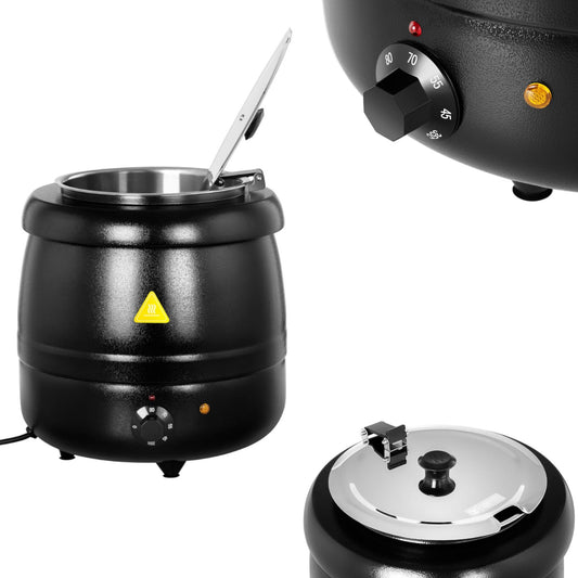 Royal Catering Electric pot for soup 10 l black