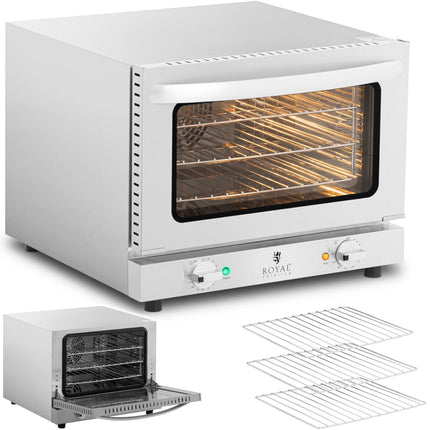 Royal Catering Convection furnace oven 3 levels STAL 2150 W
