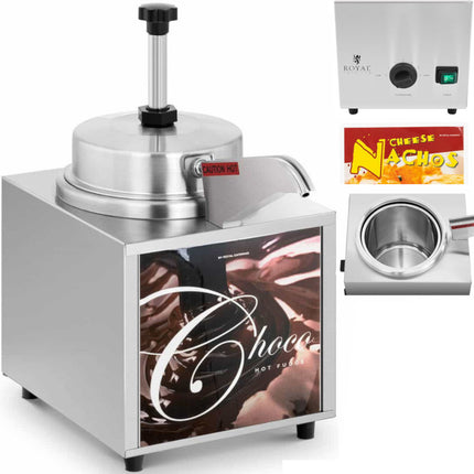 Royal Catering Electric heating device for chocolate sauces with dispenser 4.5 l 500 W